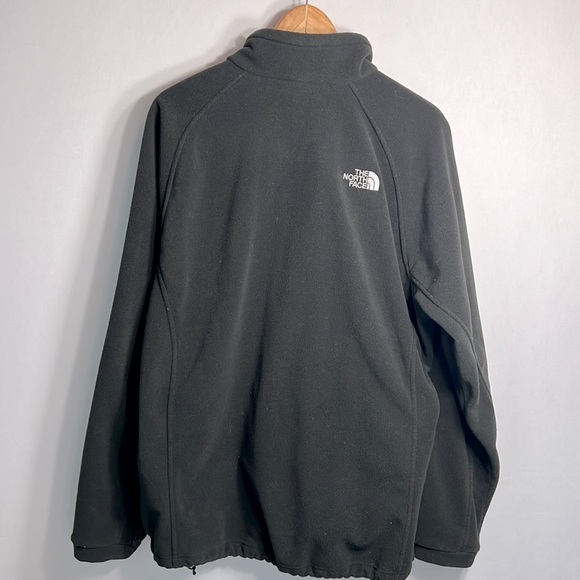 North Face Men's Black Fleece Zippered Jacket size XL - Picture 8 of 11